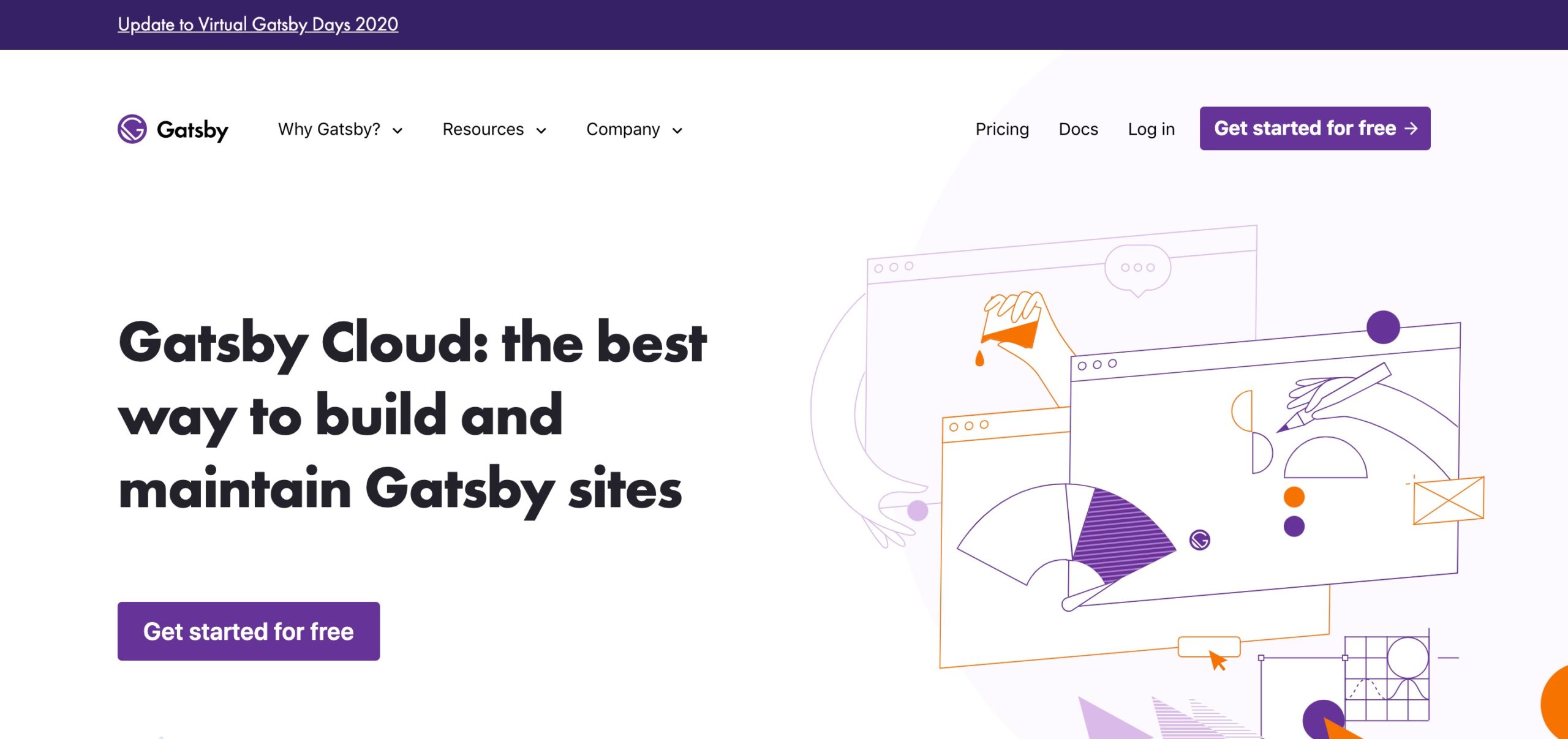 アイキャッチ画像:GatsbyJS サイトの高速なビルド&デプロイが行えるプラットフォーム Gatsby Cloud が便利