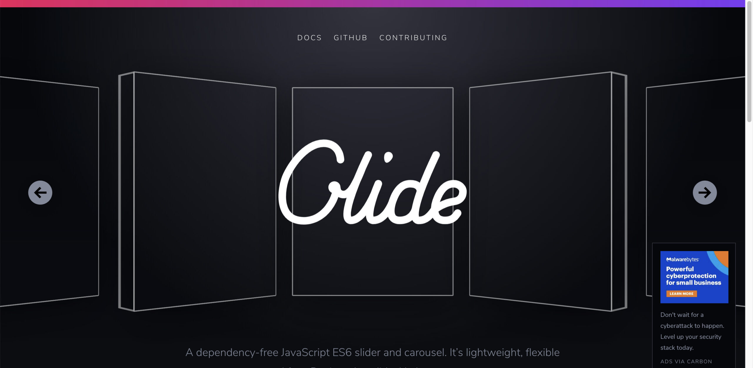アイキャッチ画像：Glide.js を使用して Shopify テーマに商品リストのカルーセルを実装する